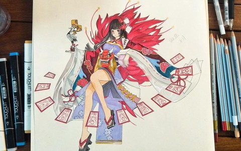 阴阳师画什么出彼岸花