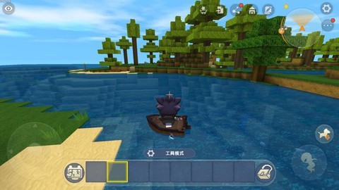 迷你世界小木船怎么用