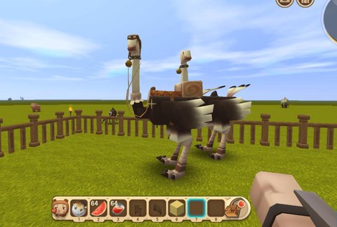 迷你世界如何驯服鸵鸟[图2]